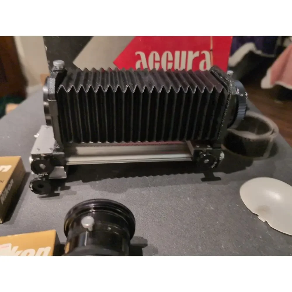 Nikon Bellows Focusing Attachment Model II w/ Box, BR-2 E-2 & BR-3 Macro...